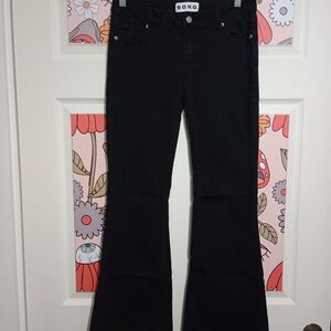 SONG Women's Black Flare Jeans